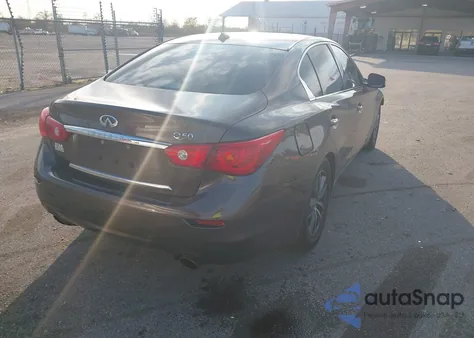 2014 Infiniti Q50 Premium из США, поврежденный, VIN JN1BV7AP7EM691061